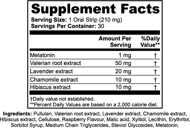 Slow The Rthym - Sleep Strips 30ct